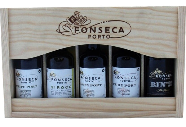 Porto Fonseca Set 5 Bottles Gift Box (wood box) 5x5Cl